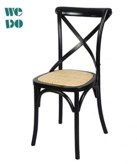 Black Crossback Chair