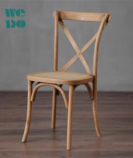 Stackable Back Cross Chair