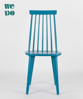 Cafe Wooden Blue Windsor Chair