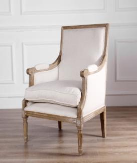 Antique Furniture Beauty Salon Fabric Sofa Armchair