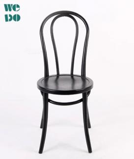 Black Solid Wood Thonet Chair
