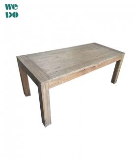 Vintage Distressed Recycled Wood Dining Table 