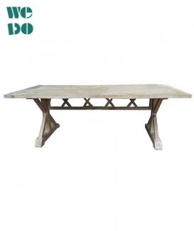 European Antique Reclaimed Wood Dining Table 
