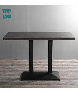  Cafe Restaurant Square Wooden Dining Table 