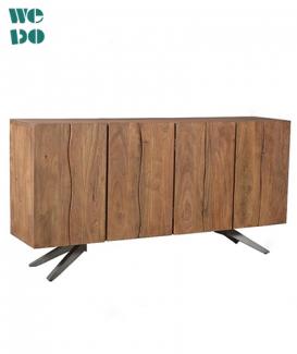  Rustic Modern Industrial Wood Cabinet With Iron Legs