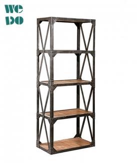  French Reclaimed 5 Layers Wood Display Shelf 