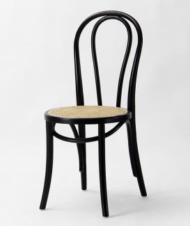 bentwood chair with rattan seat