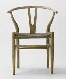 antique weathered gray wishbone chair 