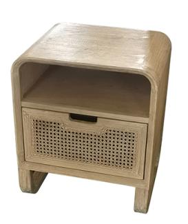 antique bedside table  