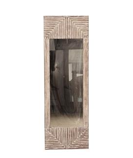 vintage wood mirror