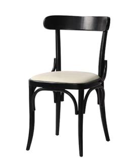black dining chair